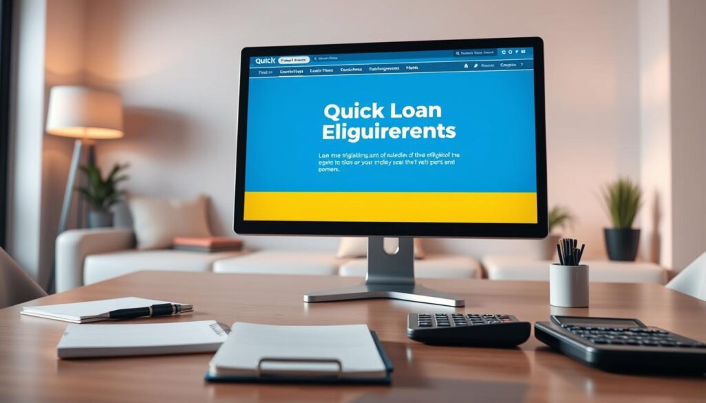quick loan eligibility requirements
